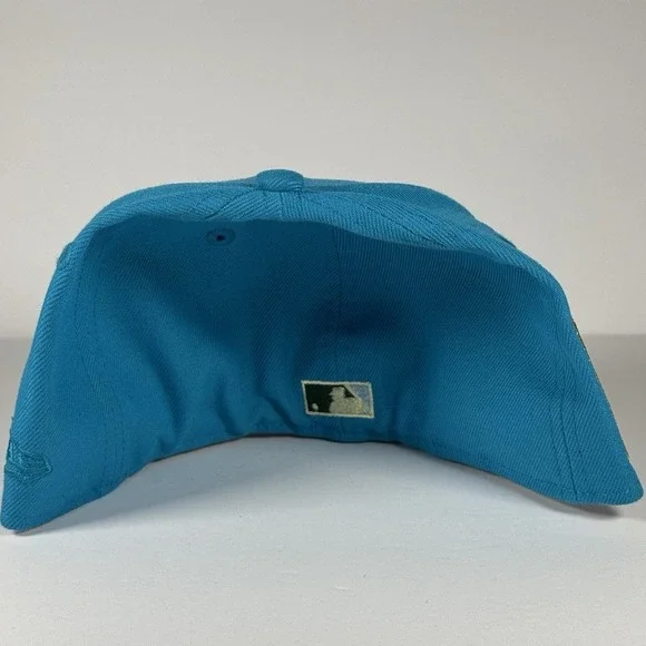 Seattle Mariners‎ New Era 59FIFTY Fitted Hat 7 3/8 Teal 40th Anniversary Patch